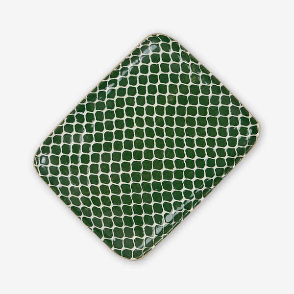 Terrafirma Ceramics: Tidbit Tray: Taj Pine