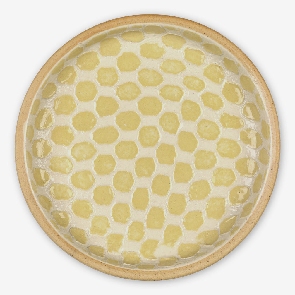 Terrafirma Ceramics: Wine Coaster: Dot Butter