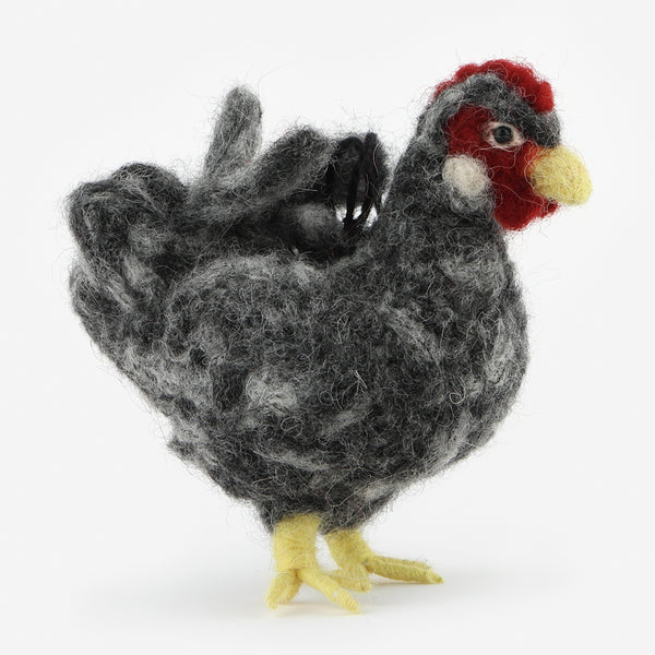 The Au Gres Sheep Factory: Needlefelt Ornaments: Chicken
