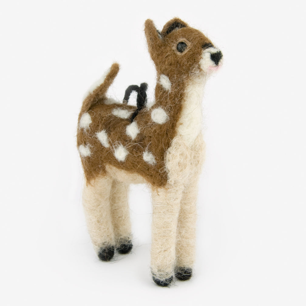 The Au Gres Sheep Factory: Needlefelt Ornaments: Fawn