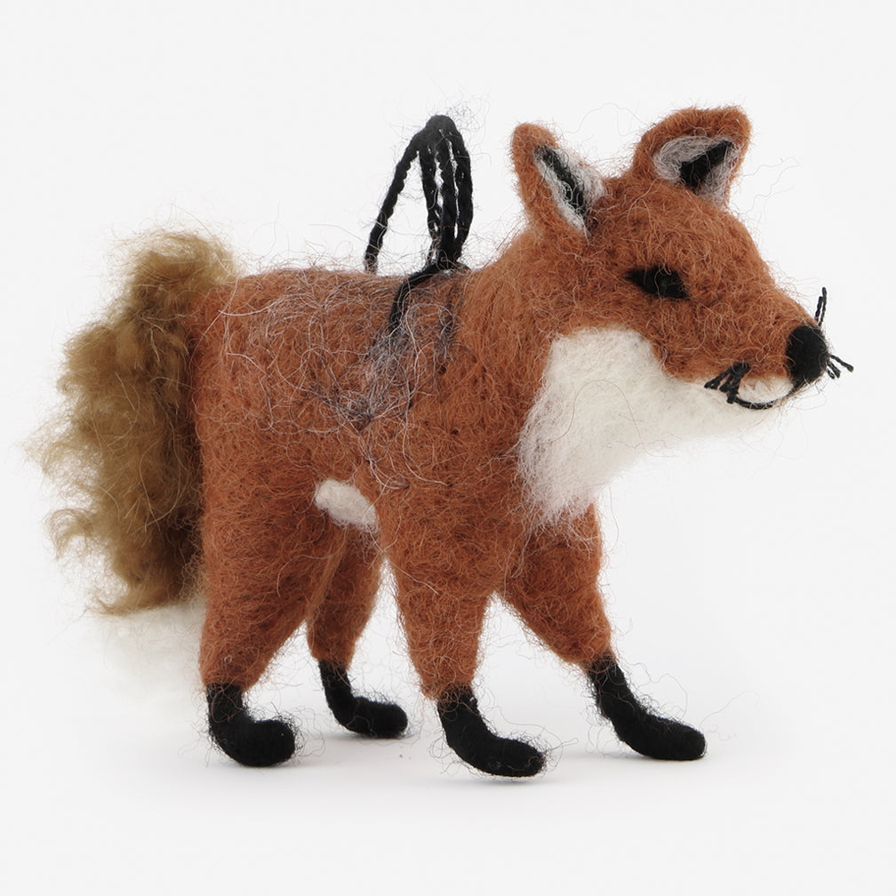 The Au Gres Sheep Factory: Needlefelt Ornaments: Fox