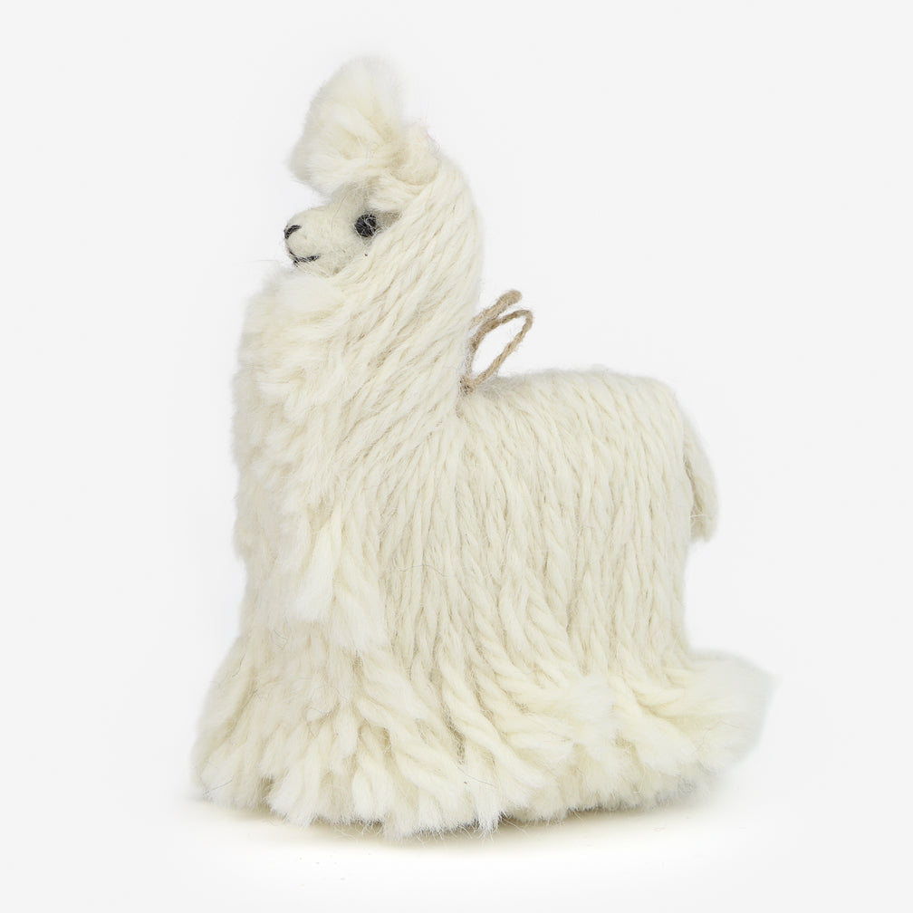 The Au Gres Sheep Factory: Needlefelt Ornaments: Llama
