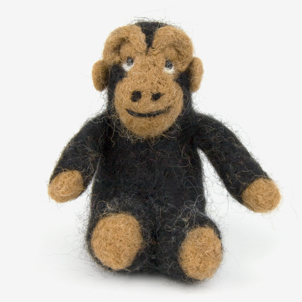 The Au Gres Sheep Factory: Needlefelt Ornaments: Monkey