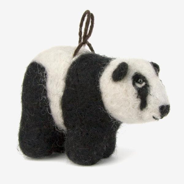 The Au Gres Sheep Factory: Needlefelt Ornaments: Panda