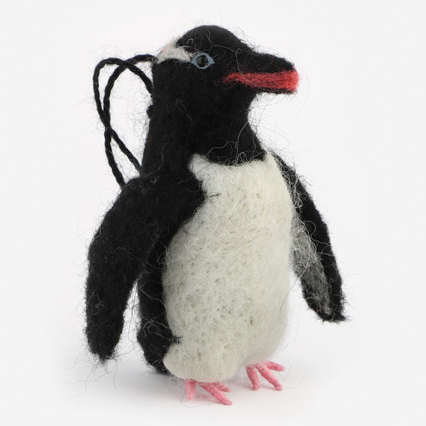 The Au Gres Sheep Factory: Needlefelt Ornaments: Penguin