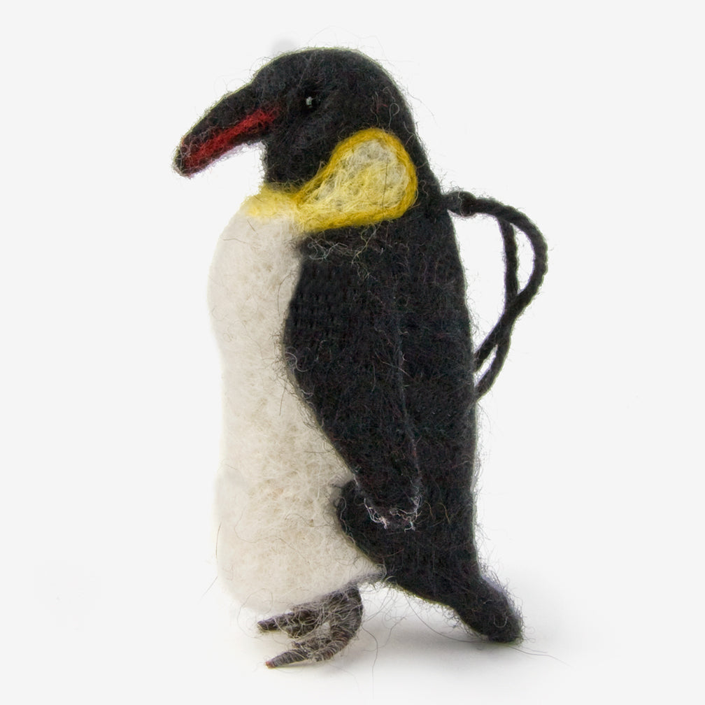 The Au Gres Sheep Factory: Needlefelt Ornaments: Penguin