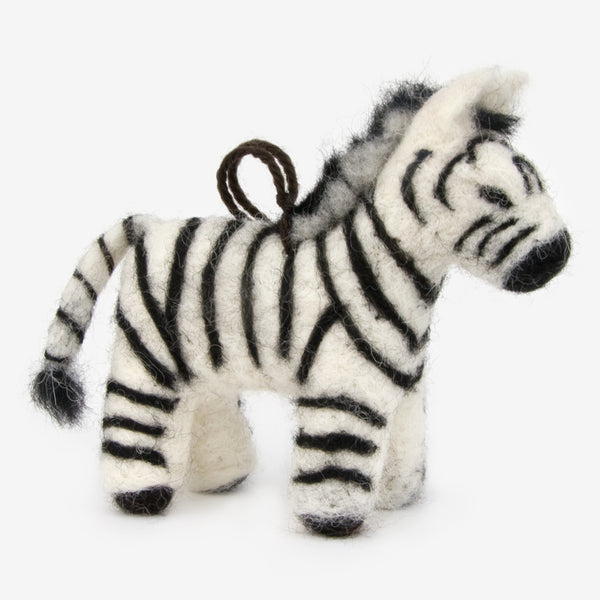 The Au Gres Sheep Factory: Needlefelt Ornaments: Zebra