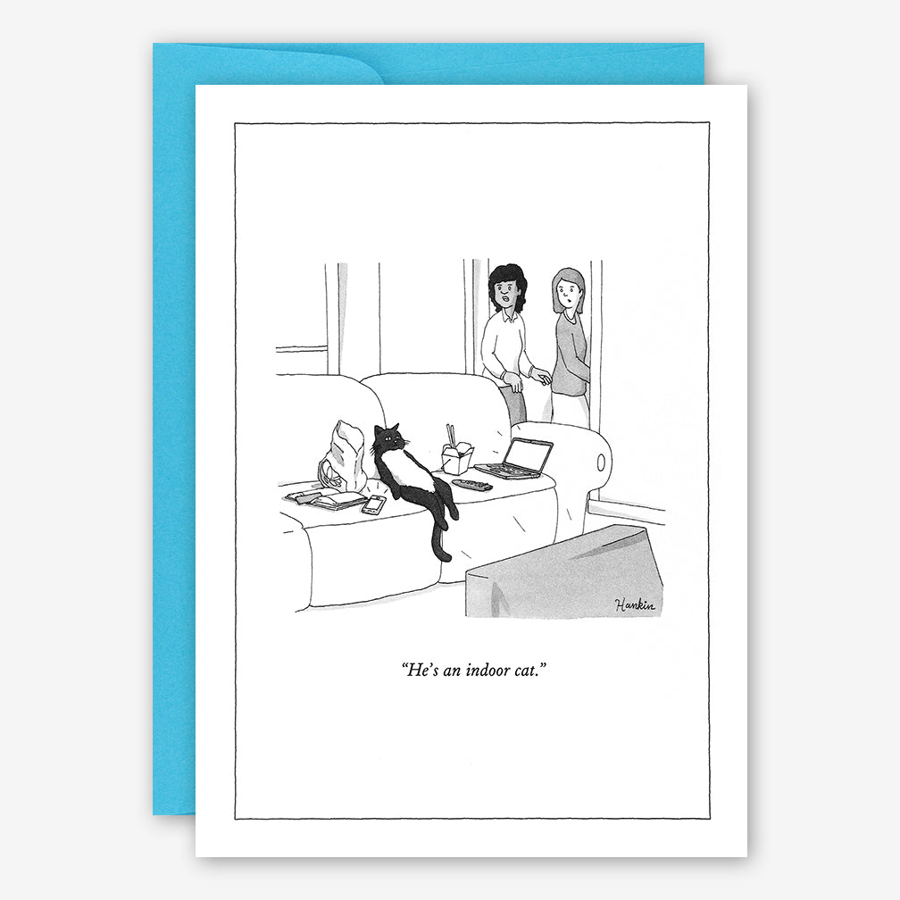 The New Yorker Cards: Indoor Cat