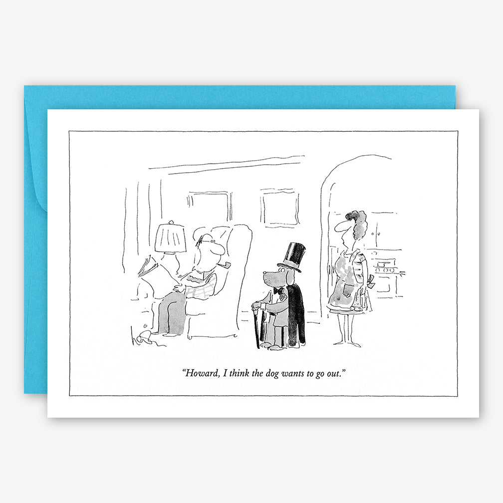 The New Yorker Cards: The Dog Wants to Go Out