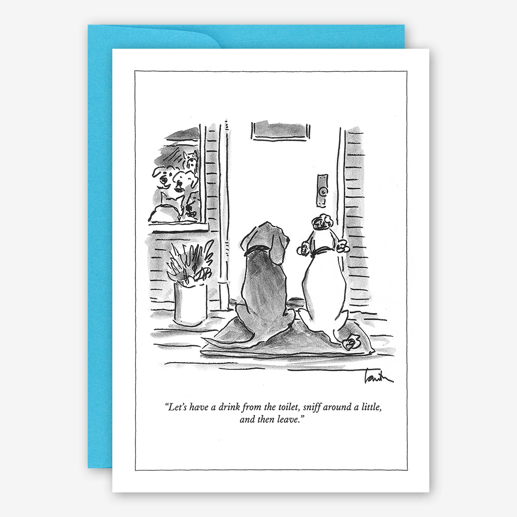 The New Yorker Cards: Drink, Sniff and Leave