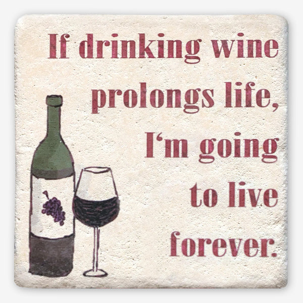 Tipsy Coasters: If Drinking Wine Prolongs Life