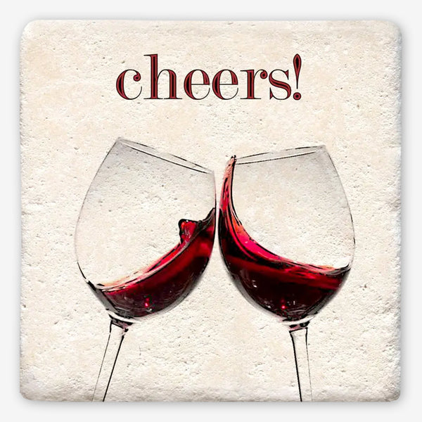 Tipsy Coasters: Cheers Red Wine
