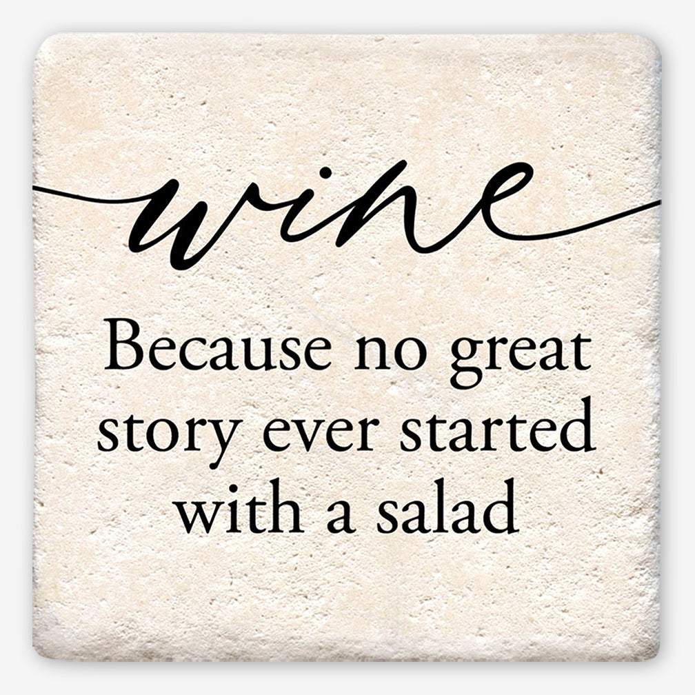 Tipsy Coasters: Wine Because No Great Story