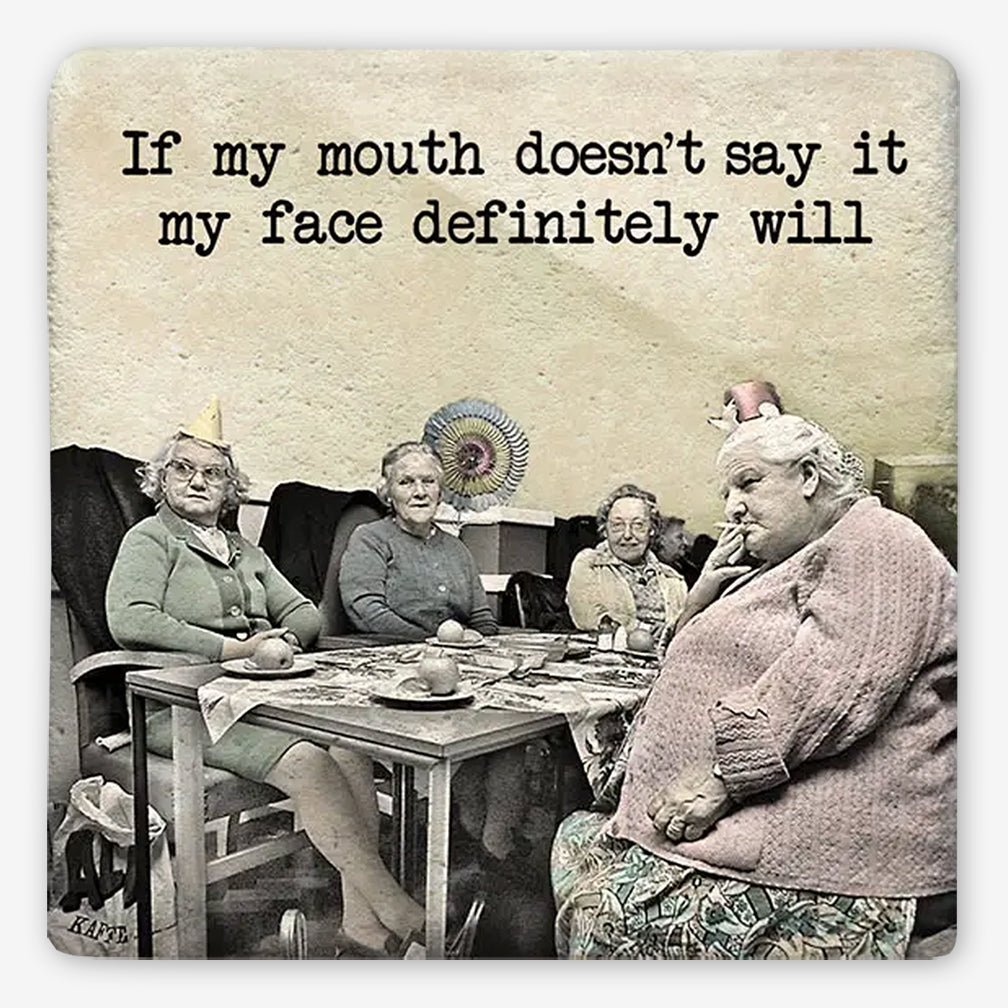 Tipsy Coasters: If My Mouth Doesn't Say It