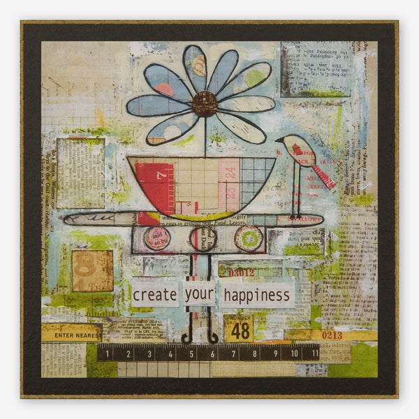 Vintage Girl Designs Wood Plaque: Create