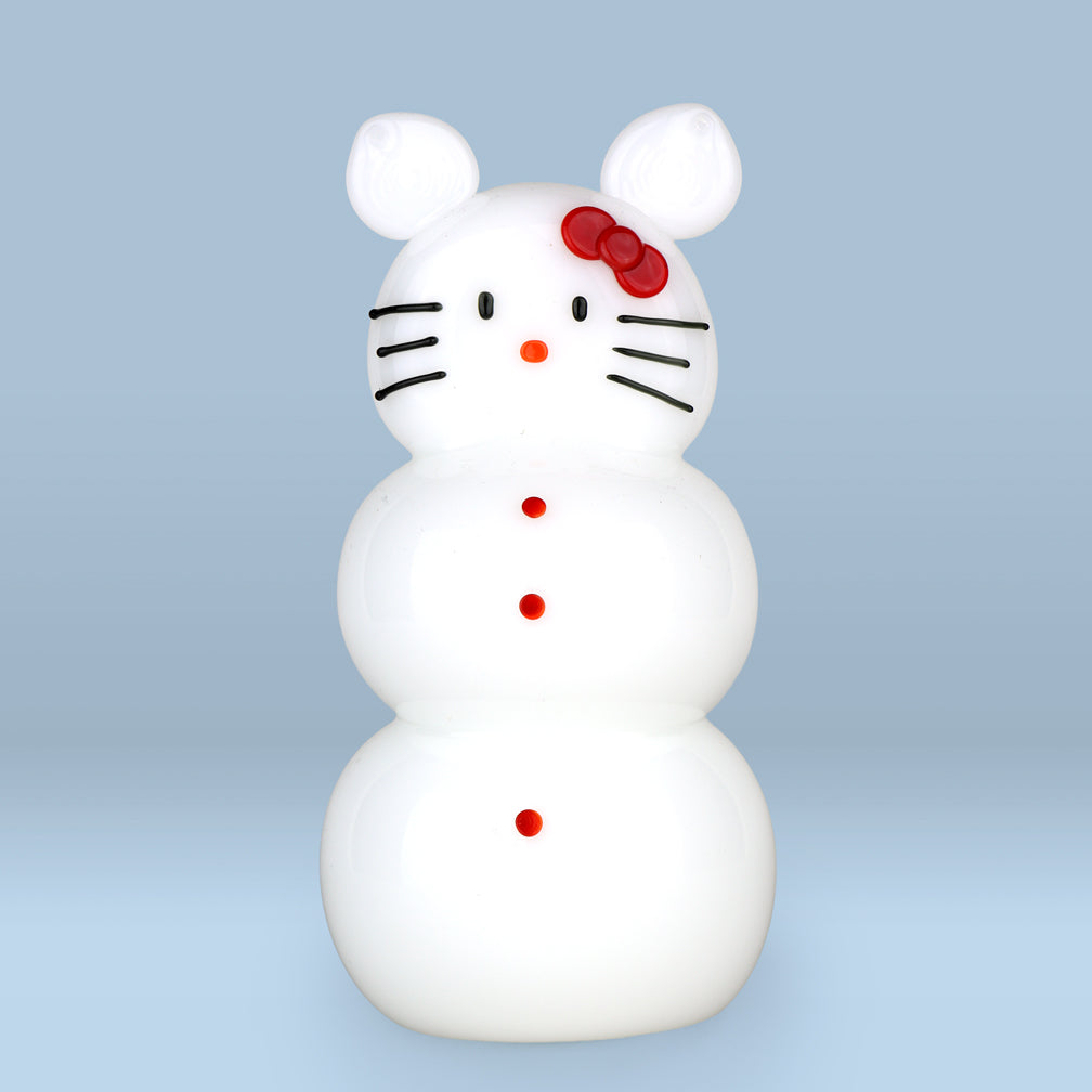 Vitrix Hot Glass Studio: Snowmen: Hello Kitty