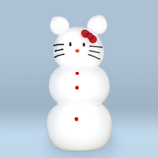 Vitrix Hot Glass Studio: Snowmen: Hello Kitty