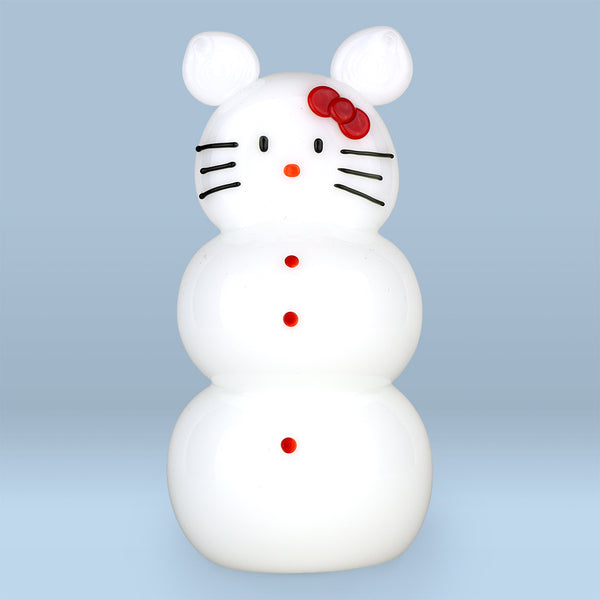Vitrix Hot Glass Studio: Snowmen: Hello Kitty
