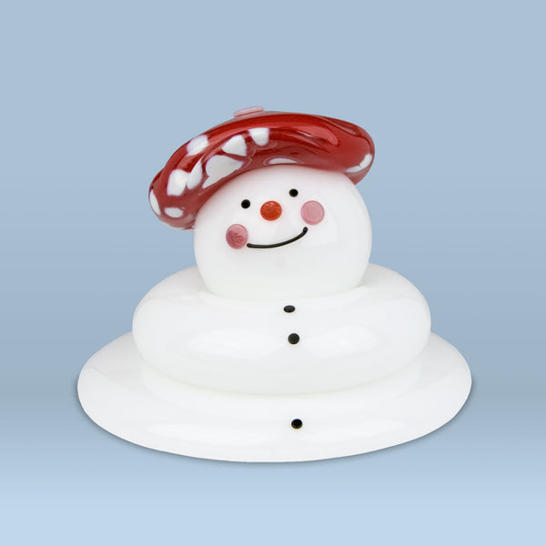 Vitrix Hot Glass Studio: Snowmen: Newsie Melted