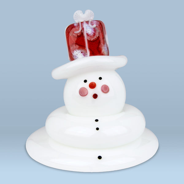 Vitrix Hot Glass Studio: Snowmen: Present Melted