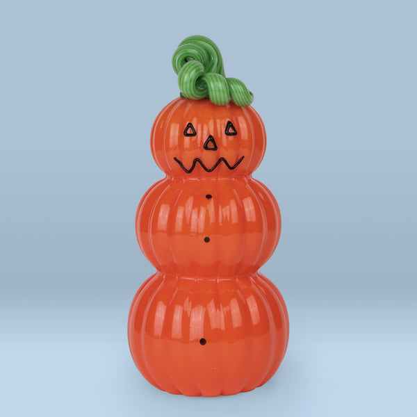 Vitrix Hot Glass Studio: Snowmen: Stacked Pumpkins