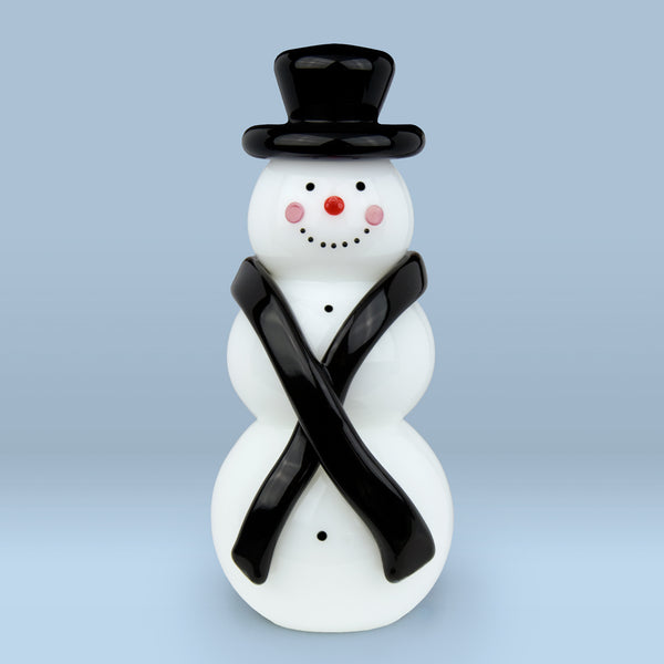 Vitrix Hot Glass Studio: Snowmen: Top Hat and Scarf