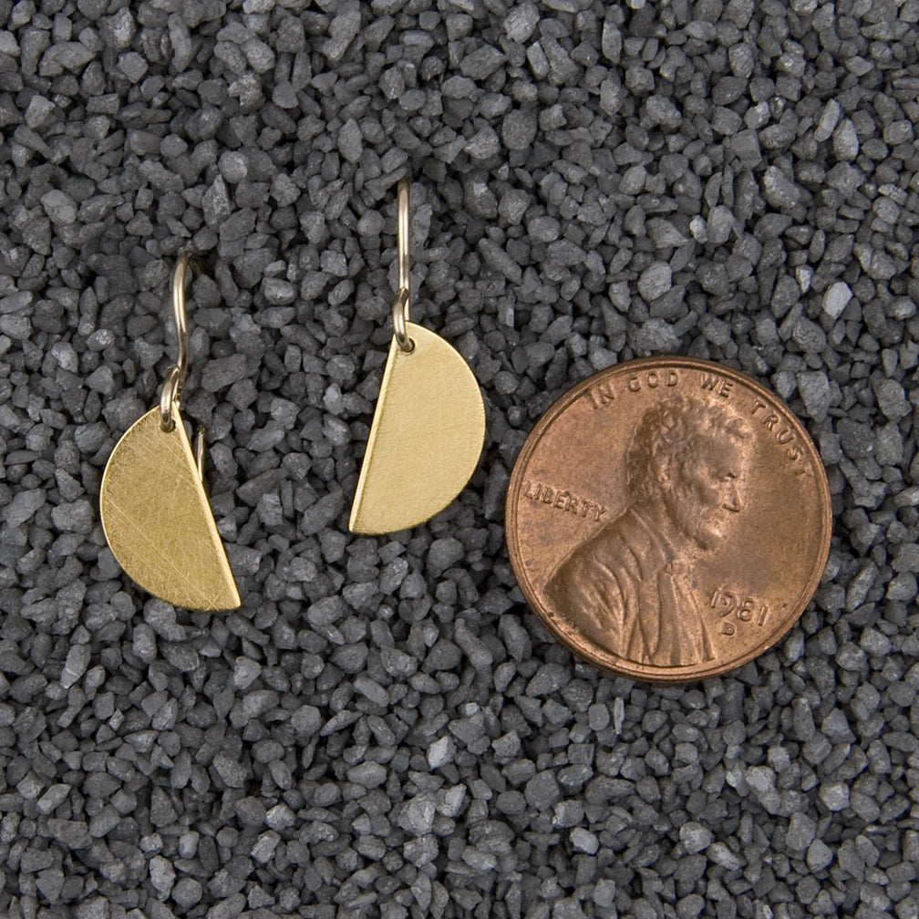 Zina Kao Exclusives Wire Earrings: Single Harlequin, Gold