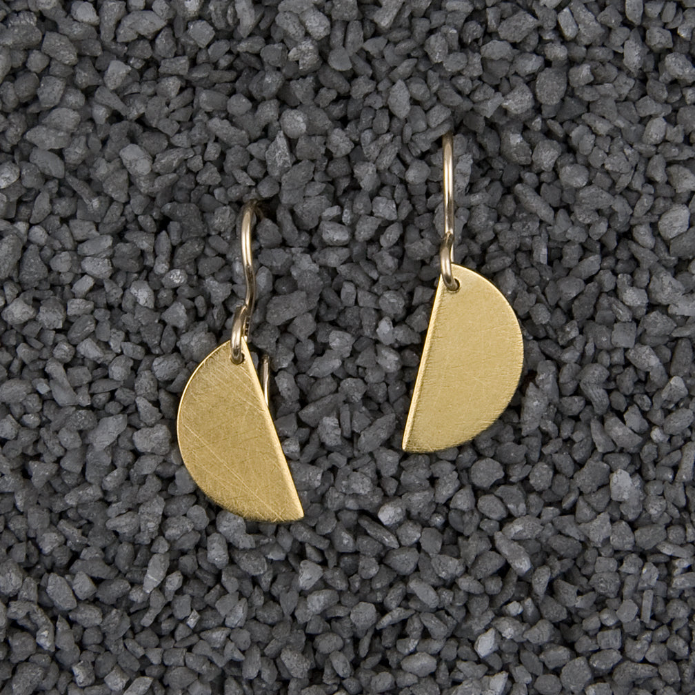 Zina Kao Exclusives Wire Earrings: Single Harlequin, Gold