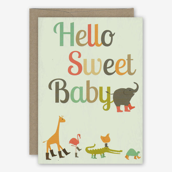 23rd Day Baby Card: Sweet Baby Animals