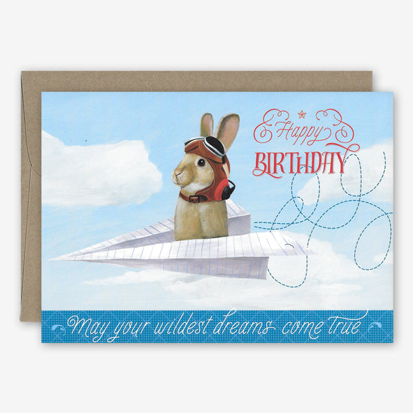 23rd Day Birthday Card: Air Bunny