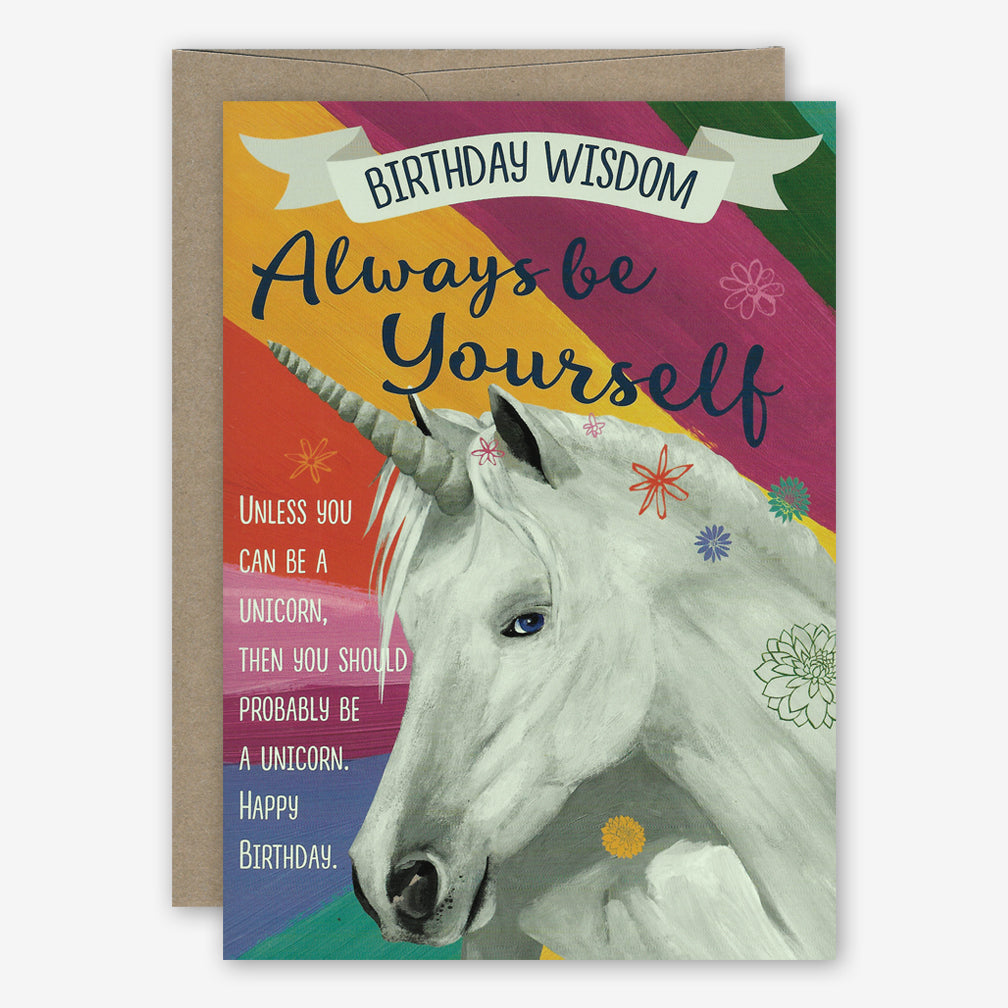 23rd Day Birthday Card: Unicorn