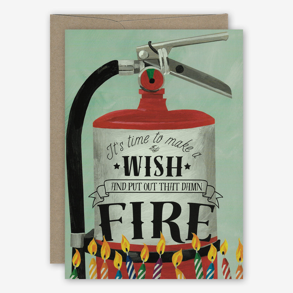 23rd Day Birthday Card: Fire!
