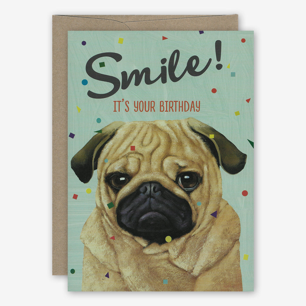 23rd Day Birthday Card: Pug Day