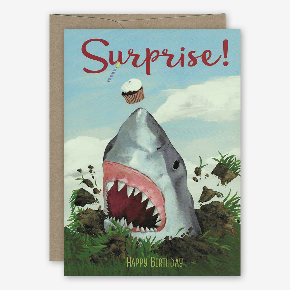 23rd Day Birthday Card: Land Shark