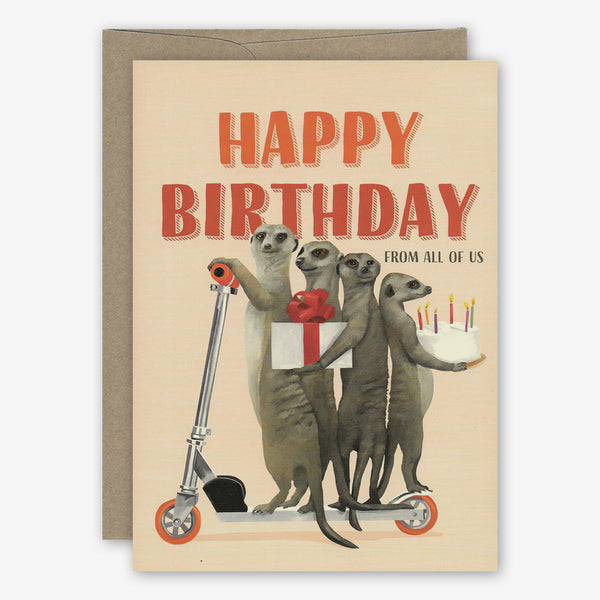 23rd Day Birthday Card: Merrkats