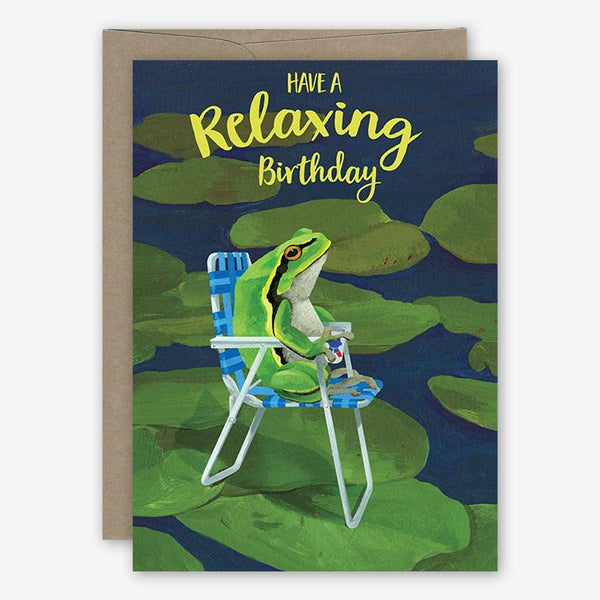 23rd Day Birthday Card: Frog