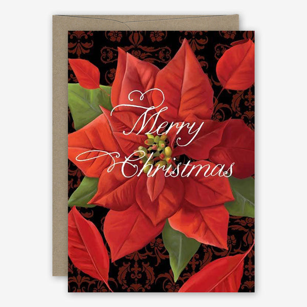 23rd Day Holiday Card: Windy Pointsettia