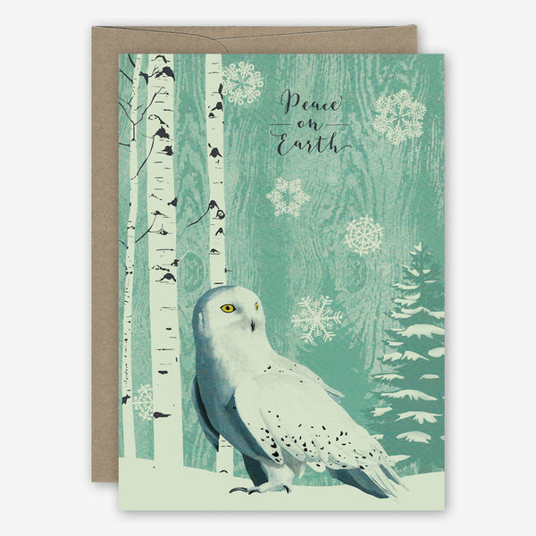 23rd Day Holiday Card: Snowy Owl