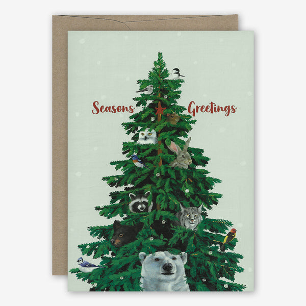 23rd Day Holiday Card: Critter Tree