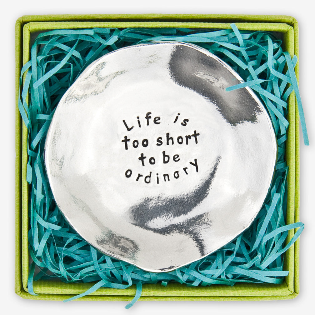 Basic Spirit: Large Charm Bowls: Life Is Too Short