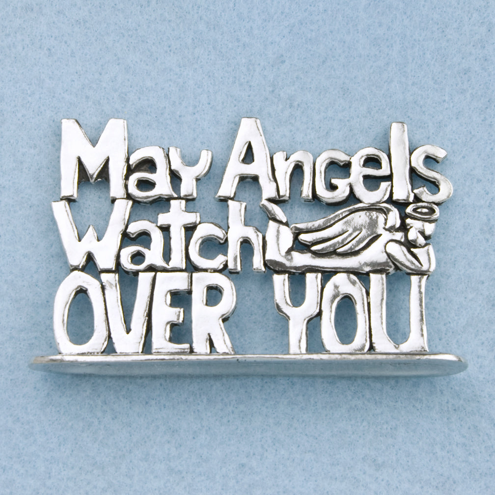 Basic Spirit: Plaque: Small Standing Word, May Angels