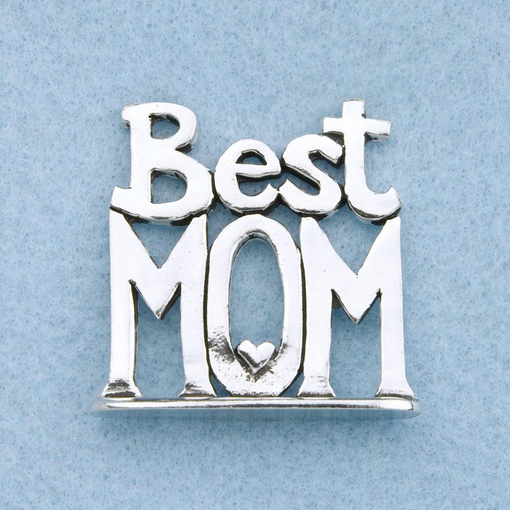 Basic Spirit: Plaque: Tiny Standing Word, Best Mom