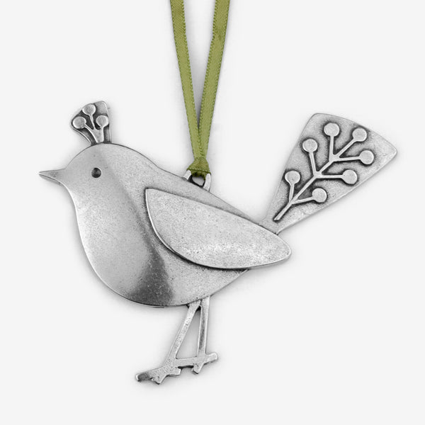 Beehive Handmade: Holiday Ornament: Fancy Bird (Facing Left)