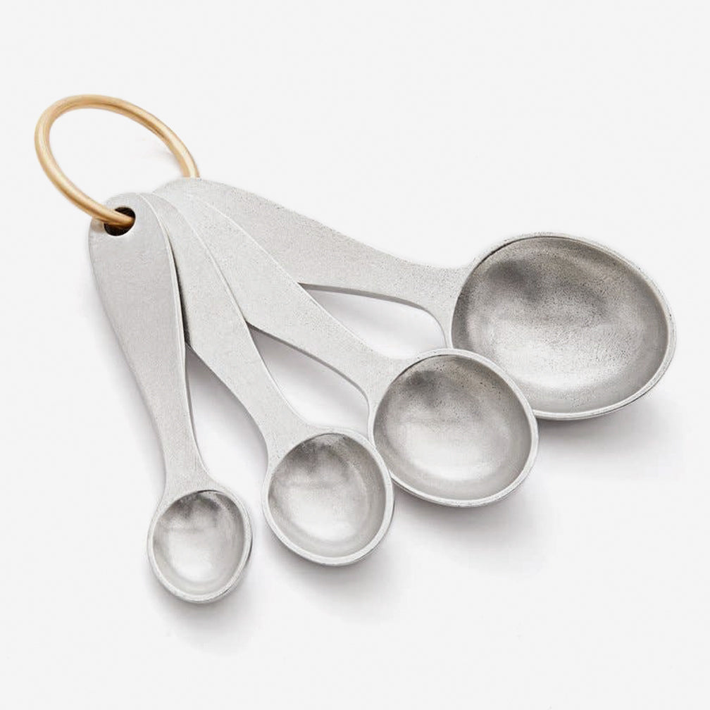 Beehive Handmade: Measuring Spoon Set: Pewter - Helen Winnemore's