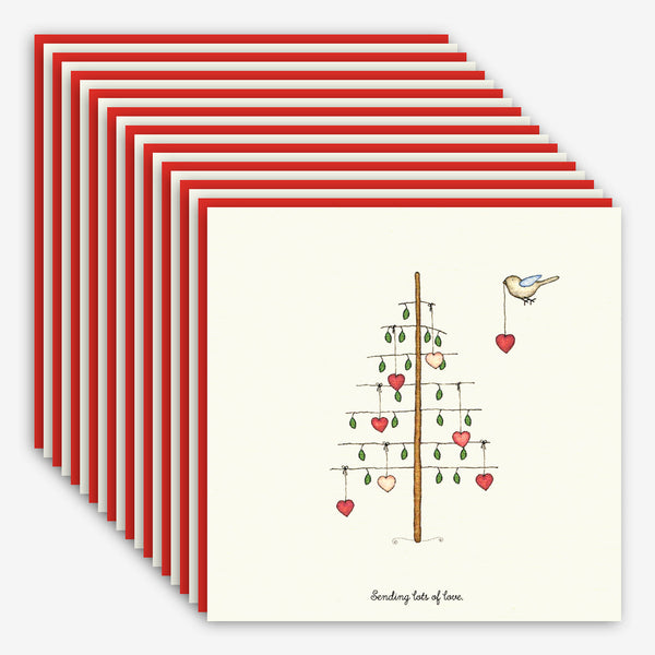 Beth Mueller: Box of Holiday Cards: Sending Lots Of Love