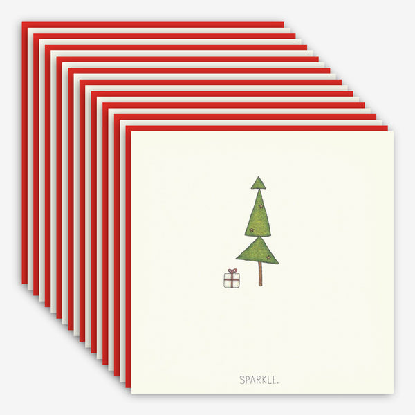 Beth Mueller: Box of Holiday Cards: Sparkle