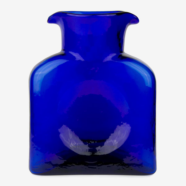 Blenko Glass Company: Classic Water Bottle: Cobalt