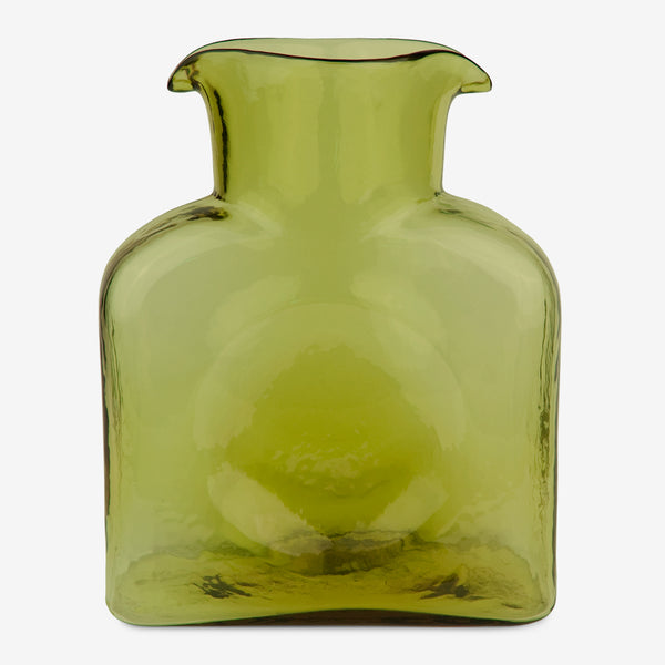 Blenko Glass Company: Classic Water Bottle: Olive