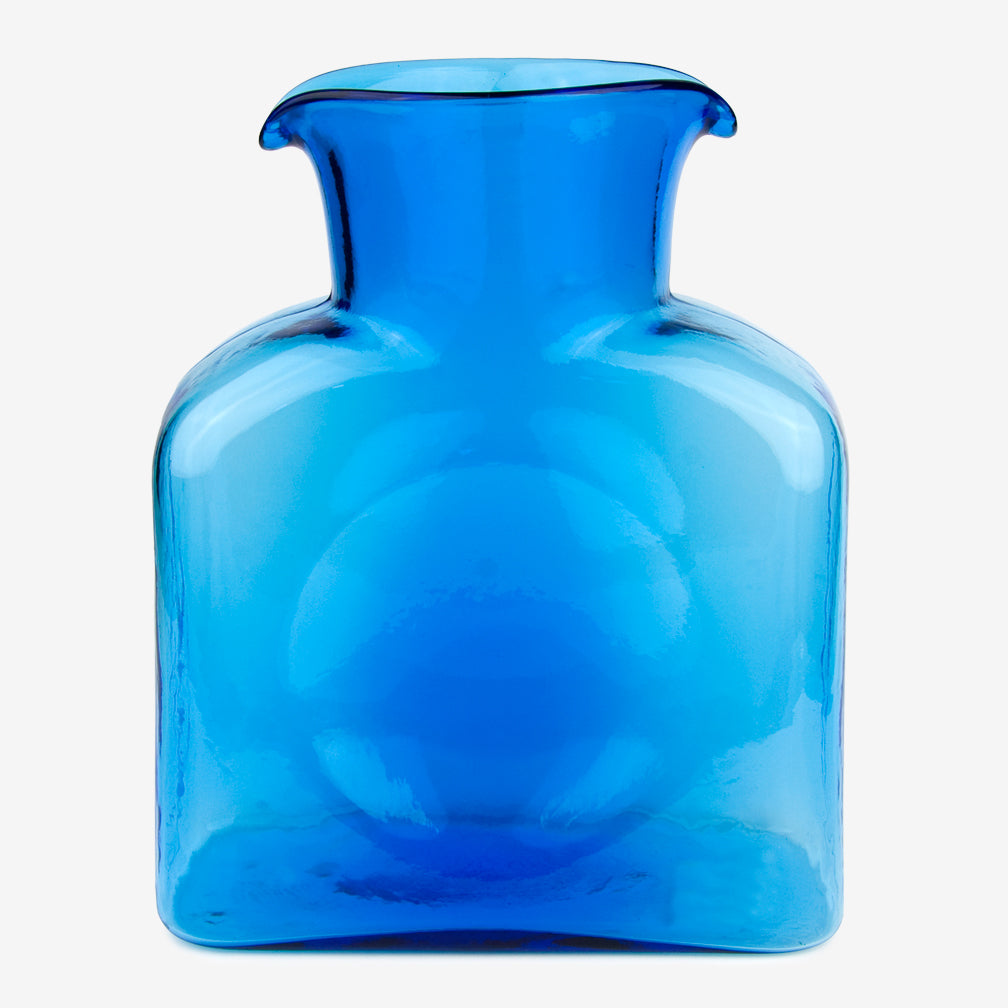 Blenko Glass Company: Classic Water Bottle: Turquoise