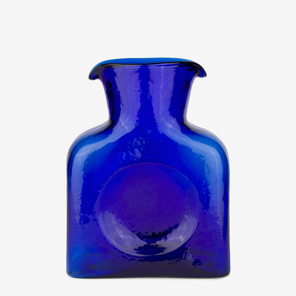 Blenko Glass Company: Mini Classic Water Bottle: Cobalt
